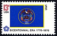 Utah Bicentennial 13c 1976 issue