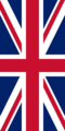 Vertical Flag of the United Kingdom (1-2)