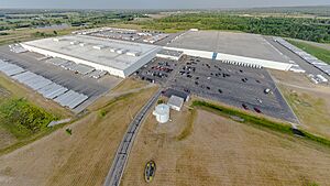 Walmart distribution center in Tomah, Wisconsin 9 pano