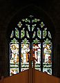 West window of All Hallows, Allerton - Four evangelists