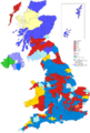 1945 UK general election map