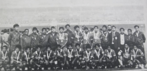 1984 South Asian Games gold medal winning Nepal football team