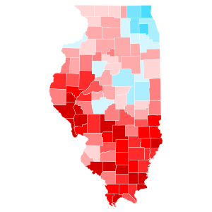 2022 Illinois gubernatorial election trend map by county.svg