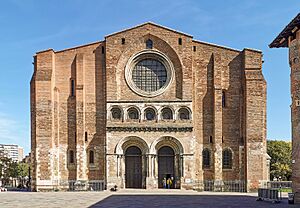 31 - Toulouse - Basilique Saint-Sernin - Facade