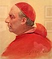 A Cardinal in Profile, 1880, by Jehan Georges Vibert (Morgan Library and Museum, New York City)