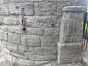 Abernethy stone and jougs
