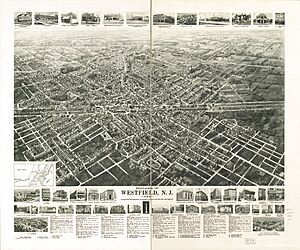 Aero-view of Westfield, N.J. 1929. LOC 75694739