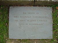 Alice Liddell grave in Lyndhurst1