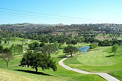 A view of Anaheim Hills from the Anaheim Hills Golf Club