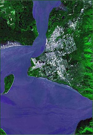 Anchorage ak from space