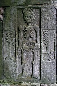Ancient headstone dedicated to the Rose family by Geddes - geograph.org.uk - 672466