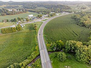 U.S. Route 53 runs through town