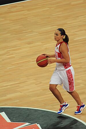 Becky Hammon London 2012 Olympics Womens Basketball (Australia v Russia)