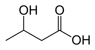 Beta-Hydroxybutyric acid-2D-skeletal