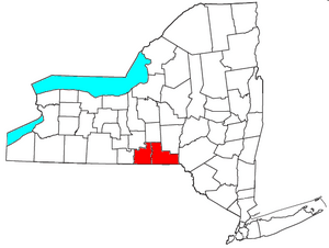 Map of Greater Binghamton