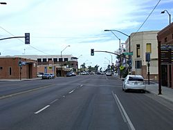 Historic downtown Buckeye as seen from Monroe Avenue in October 2015