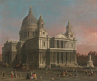 Canaletto - St. Paul's Cathedral - Google Art Project