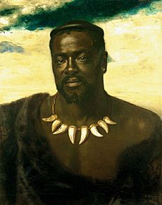Cetshwayo, King of the Zulus (d. 1884), Carl Rudolph Sohn, 1882