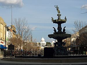 Court Square fountain