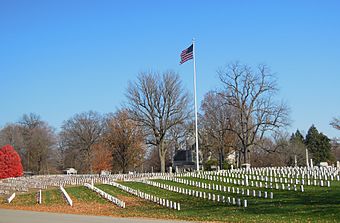 Crown Hill National Cemetery, Indianapolis, Indiana.jpg