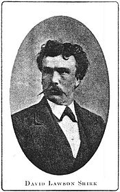 David Lawson Shirk, 1872