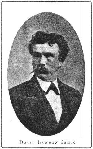 David Lawson Shirk, 1872