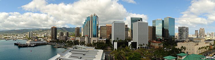 Downtown Honolulu Panorama (4670974859)