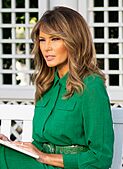 First Lady Melania Trump Records a Reading of "The Little Rabbit" for Easter (49770725846) (cropped)