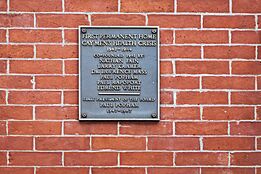 First permanent home of Gay Men's Health Crisis 318 West 22nd Street, New York City