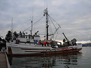 Fishing boat at Wrangell Harbor