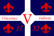 Flag of Vincennes, Indiana