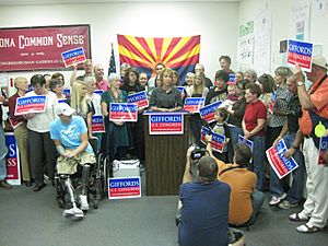 Gabrielle Giffords press conference