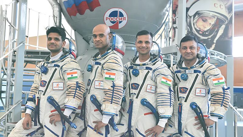 Gaganyaan crew at Russia