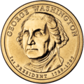 George Washington Presidential $1 Coin obverse
