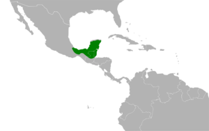Granatellus sallaei map.svg