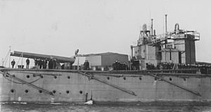 HMS Vanguard aft guns USNHC NH 52619
