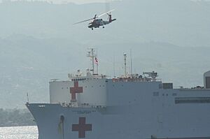 Hospital ship usnscomfort Jan 20 haiti