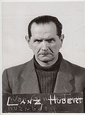 Hubert Lanz during Hostages Trial