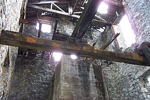 Inside the Klondyke Lead Mine Mill - geograph.org.uk - 223643