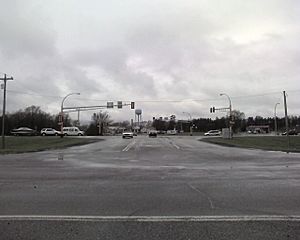 Intersection in Rice, Minnesota 051308 001