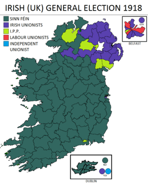 Irish UK election 1918