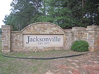Jacksonville, TX, welcome sign IMG 2985