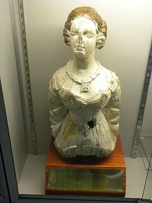 Jenny Lind figurehead carved 1847 - shipwrecked 1850