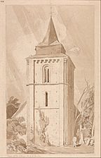 John Sell Cotman - Tower of the Village Church of Saint Maclou, Normandy - Google Art Project