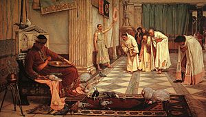 John William Waterhouse - The Favorites of the Emperor Honorius - 1883