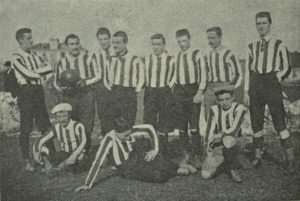 Juventus FC team in the Campionato Italiano, March 1902