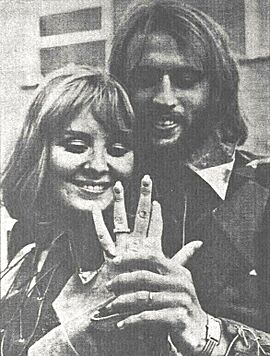 Lulu and Maurice Gibb 1970