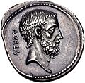 M. Junius Brutus, denarius, 54 BC, RRC 433-2 (reverse C. Ahala)