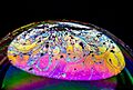 Macro Photography of a soap bubble