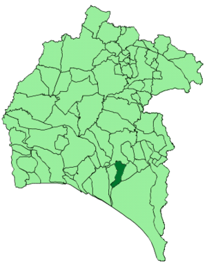 Location of Bonares
